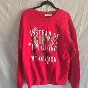 Red Graphic Sweatshirt